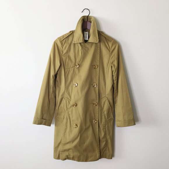 JNBY Women's Cotton Trench Coat with Removeable Liner Size S - Picture 5 of 11